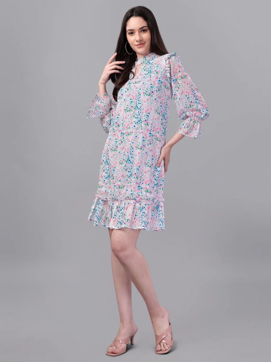 dresses-for-women-western-wear-doted-multi-color-dress-masakalico-634906.webp DRESSES FOR WOMEN WESTERN WEAR DOTTED MULTI-COLOR DRESS. - Image 1